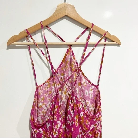 By Anthropologie Strappy Boho Mini Dress